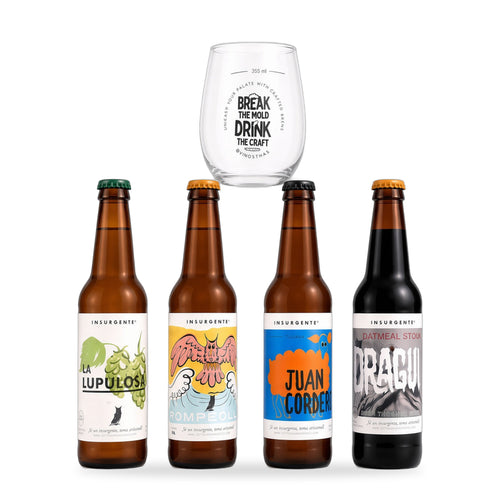 4 Pack Insurgente + Vaso