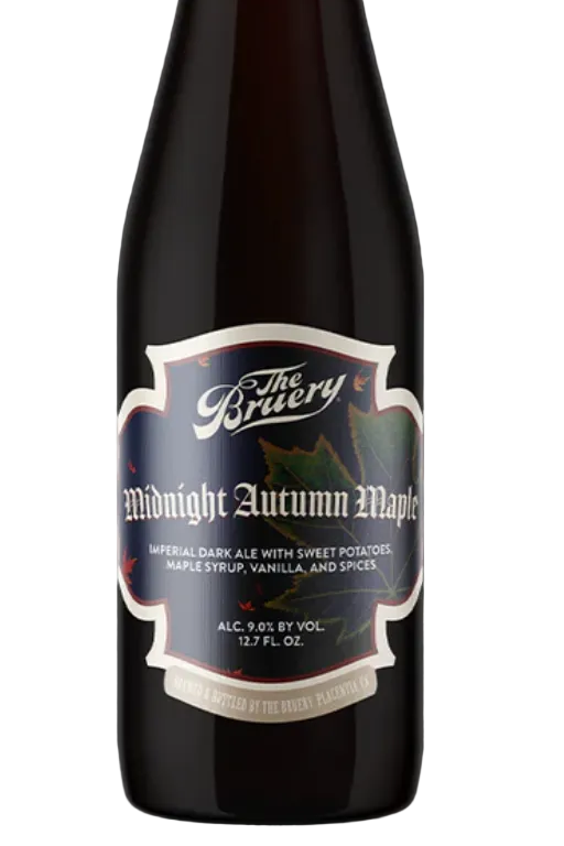 The bruery - Midnight Autumn - Imperial Dark Ale with Sweet Potatoes, Maple Syrup, Vanilla & Spices