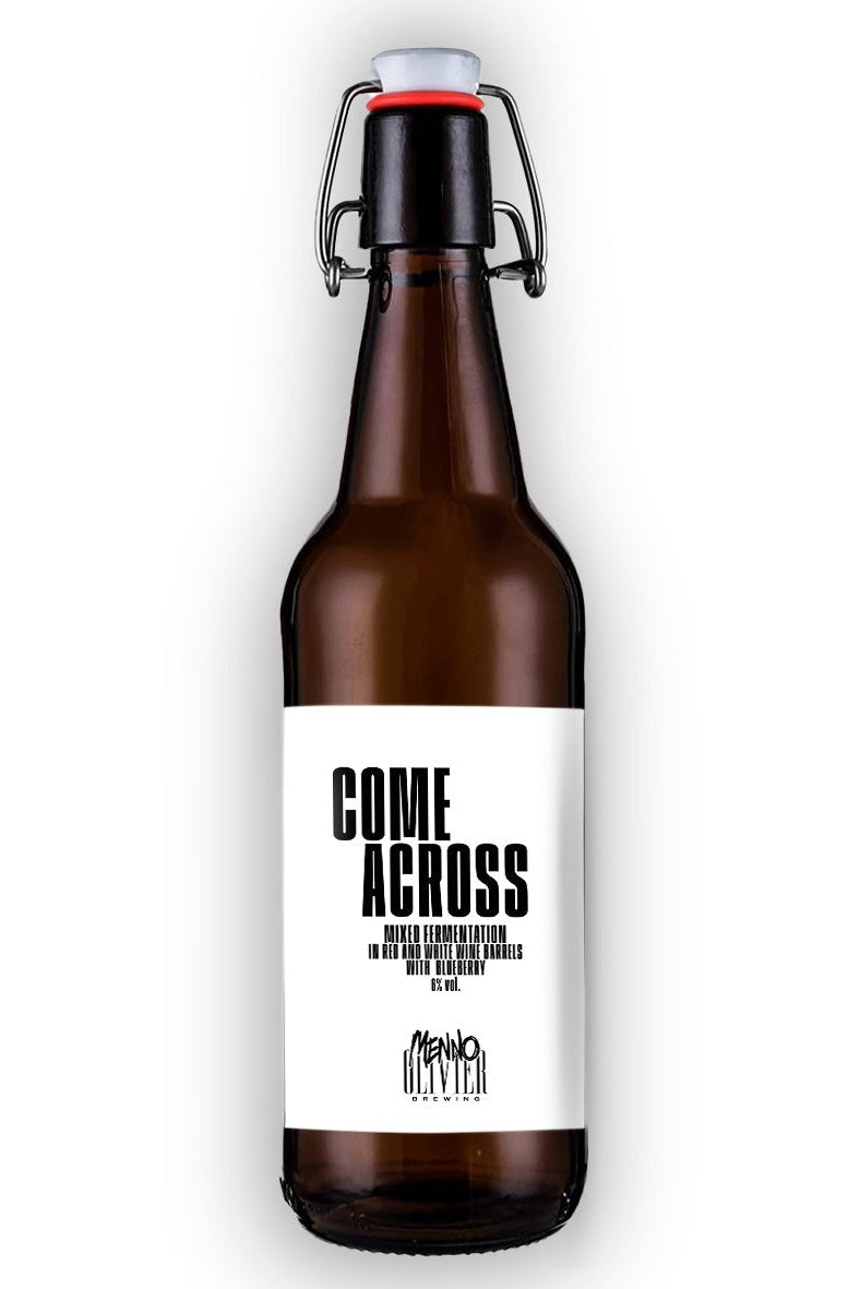 Menno Olivier - Come Across (White & Red Wine Barrel Aged Mixed Ferm. Sour with Blueberries)