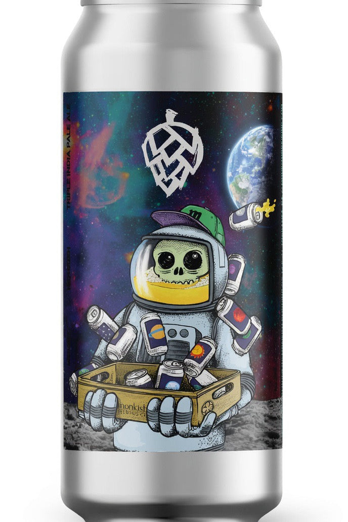 Monkish - Moonk - Triple IPA with Comet and Galaxy hops.