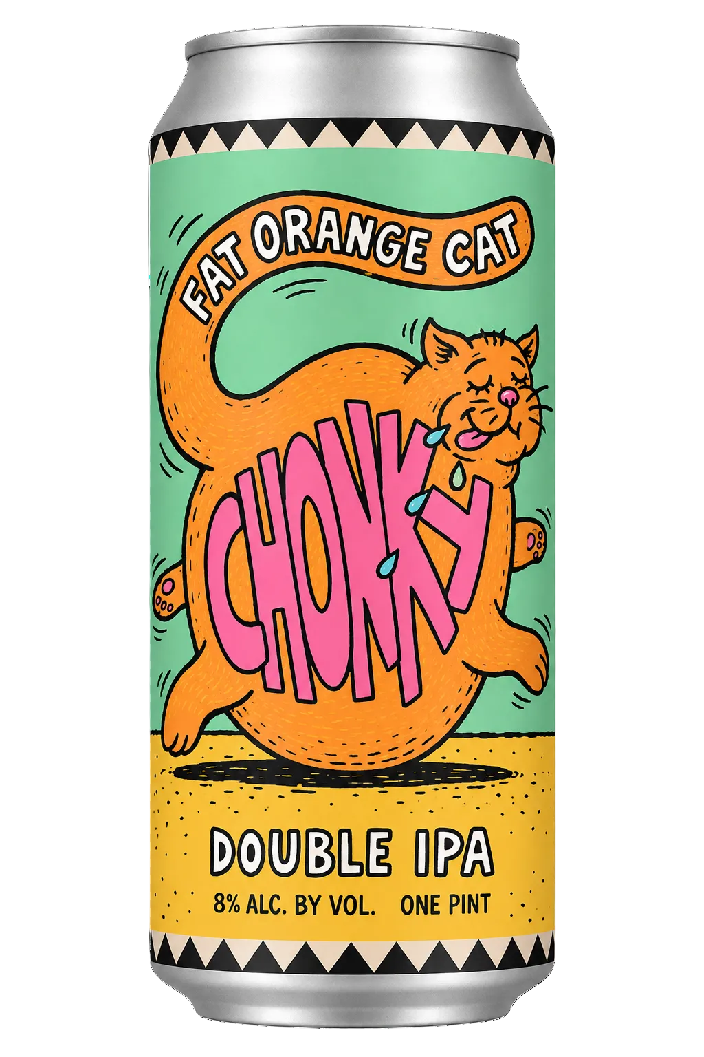 Fat Orange Cat - Chonky - Double New England IPA with Citra and Mosaic