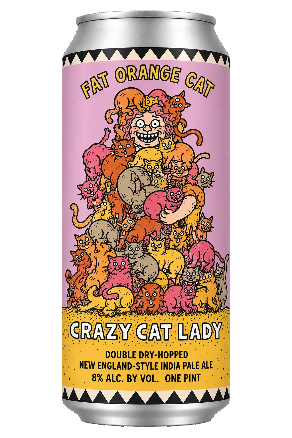 Fat Orange Cat - Crazy Cat Lady - DDH Double New England IPA