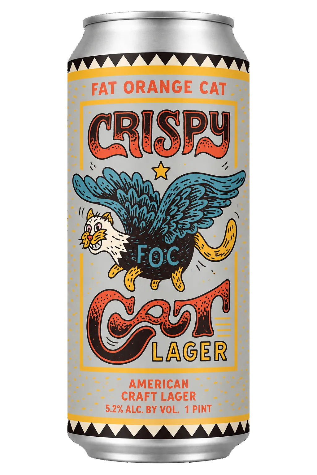Fat Orange Cat - Crispy Cat Lager - American Craft Lager