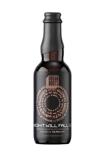 Urban Roots & Smokehouse - Night Will Fall (2025) - Brewed and aged in Elijah Craig 18-year barrels since 2023