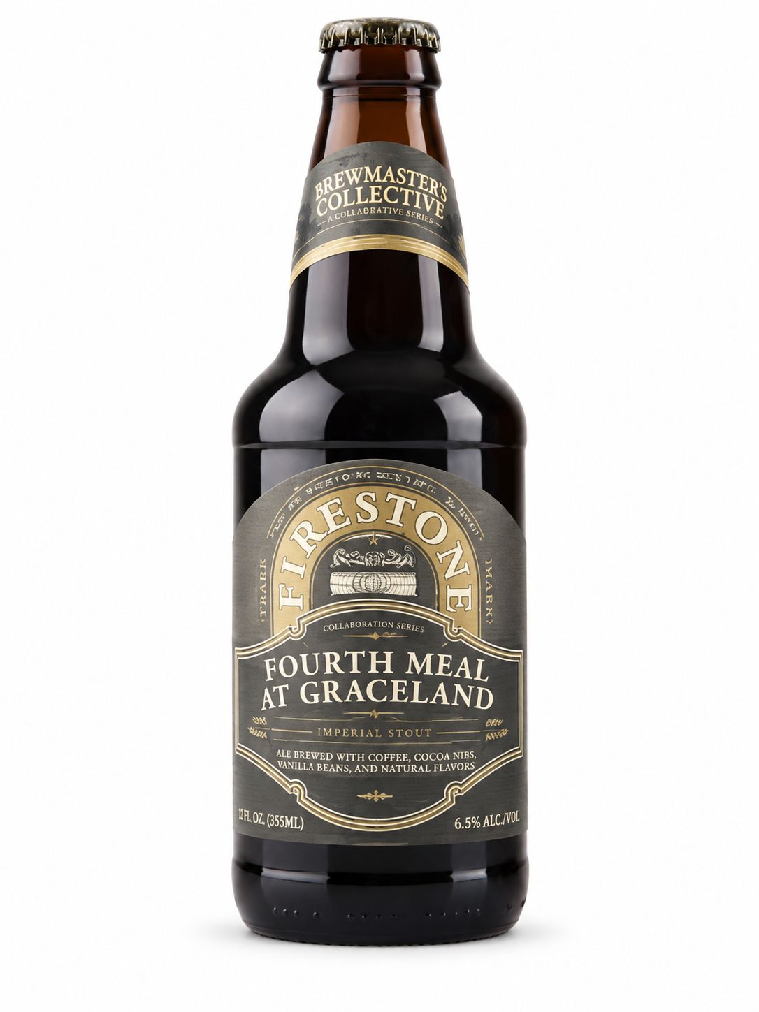 Firestone x Green Cheek - Fourth Meal At Graceland (2025) - Barrel Aged Imperial Stout with Banana, Peanut Butter & Marshmallows