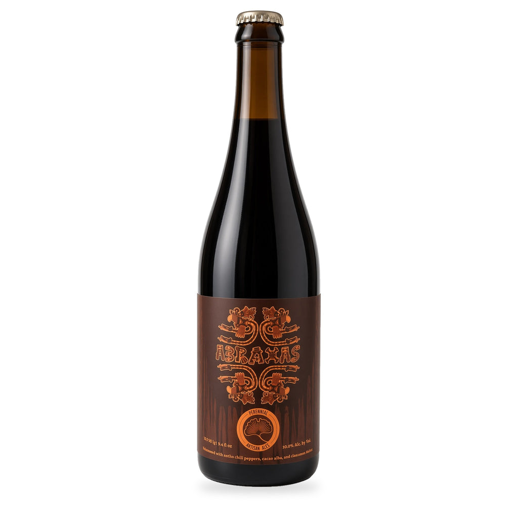 Cerveza Perennial Artisan Ales - Abraxas (2017) -  An Imperial Stout Brewed With Ancho Chili Peppers, Cacao Nibs, Vanilla Beans, And Cinnamon Sticks.