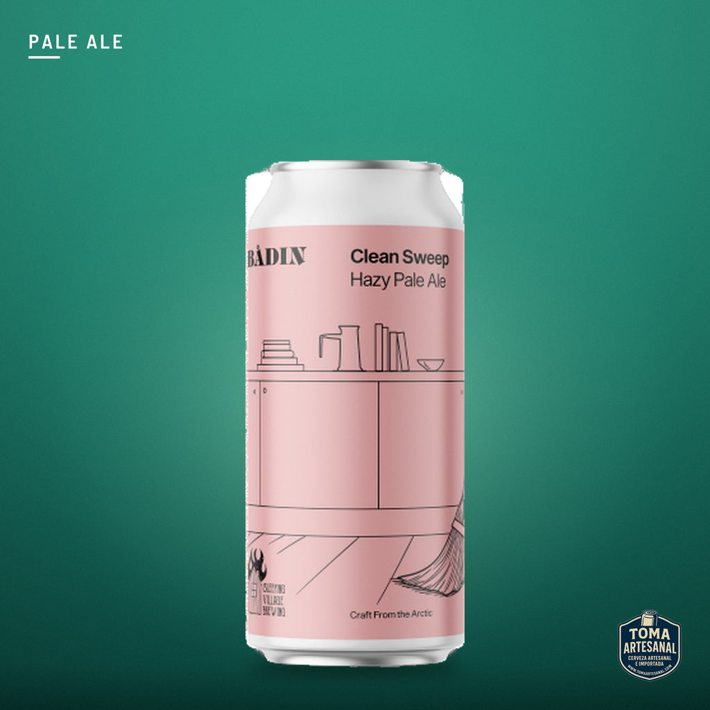 Cerveza Bådin Bryggeri - Clean Sweep – Hazy Pale Ale with Motueka and Citra | Toma Artesanal