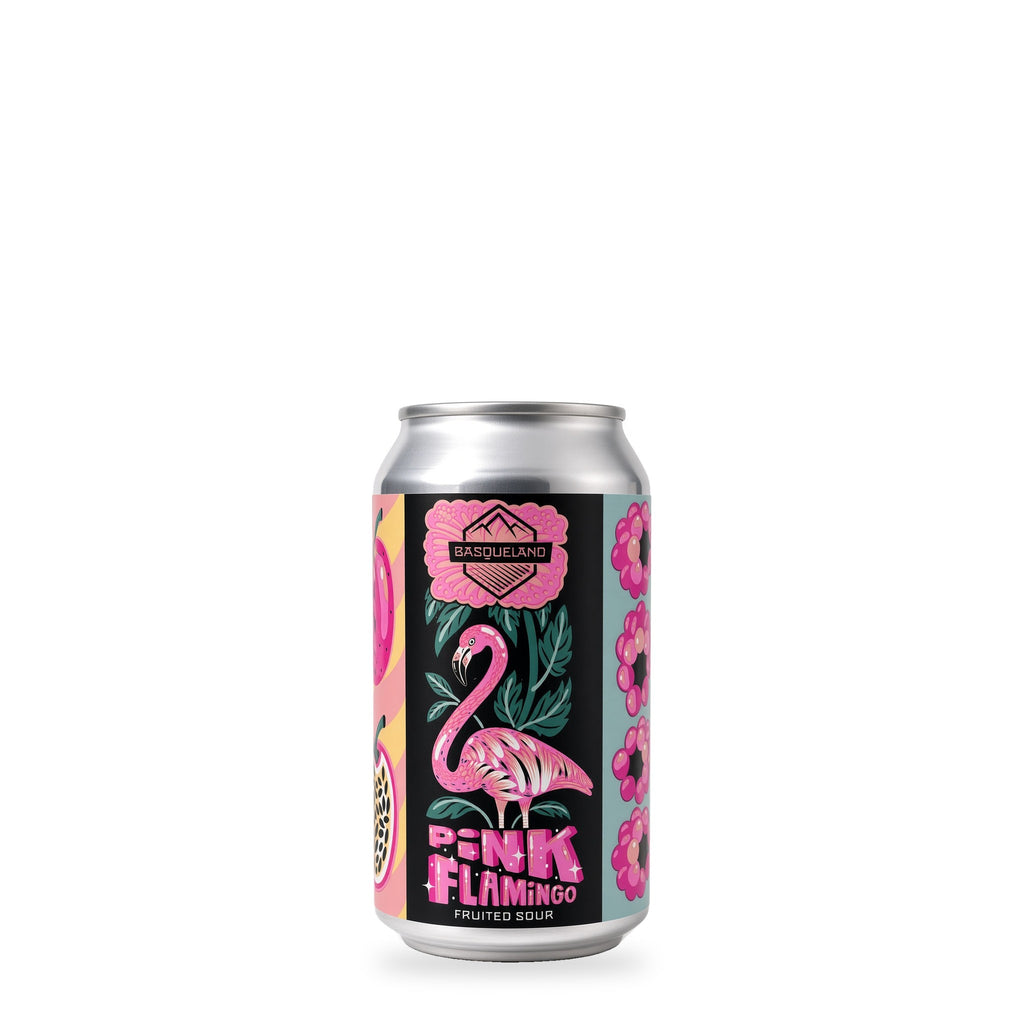 Cerveza Basqueland - Pink Flamingo - Fruited Sour with Raspberry, Passion Fruit & Hibiscus
