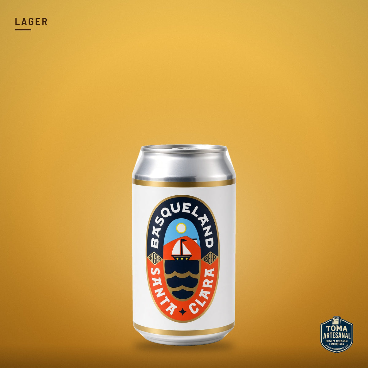 Cerveza Basqueland - Santa Clara – Helles Lager | Toma Artesanal