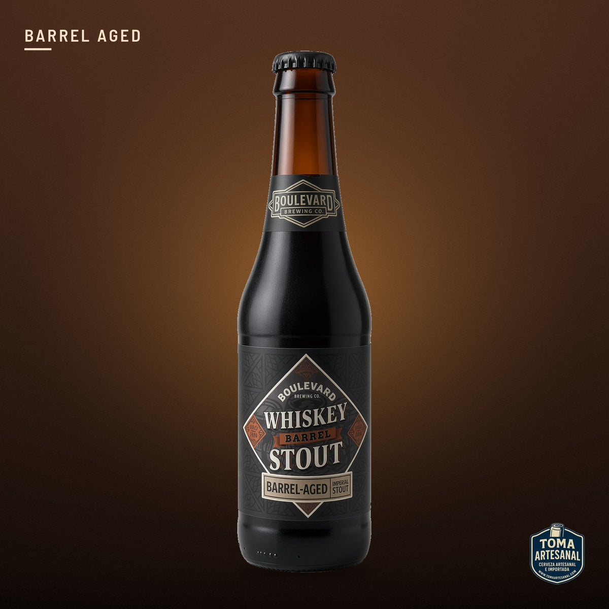 Cerveza Boulevard - Whiskey Barrel Stout – Barrel Aged Imperial Stout | Toma Artesanal