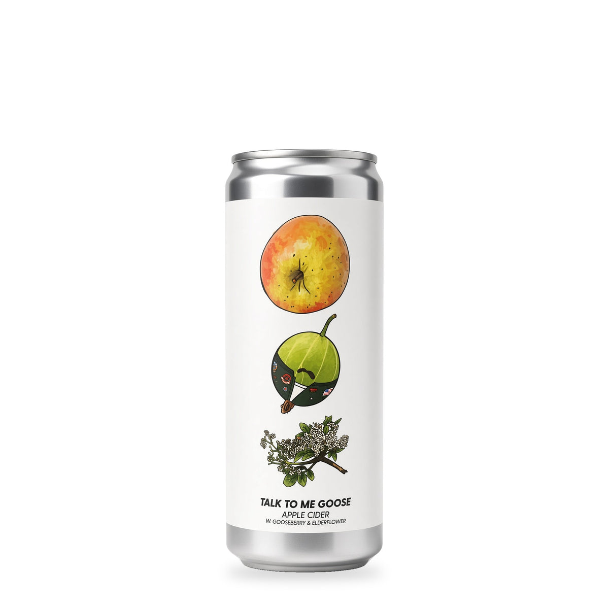 Cerveza Brewski x Kullamust - Talk To Me Gose - Apple Cider with Gooseberry & Elderflower