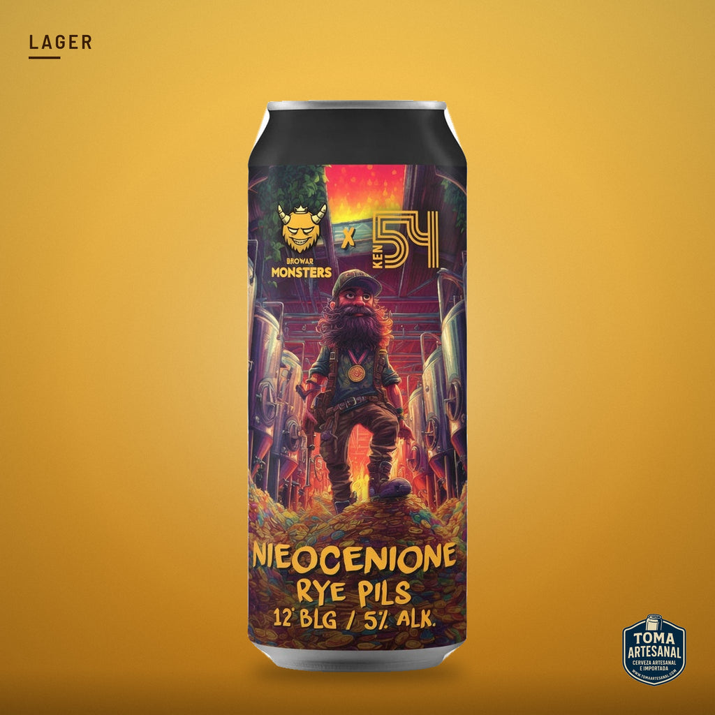 Cerveza Browar Monsters - Nieocenione (Rye Pils with Styrian Wolf, Saaz, Lubelski) | 5,00% – Lager | Toma Artesanal