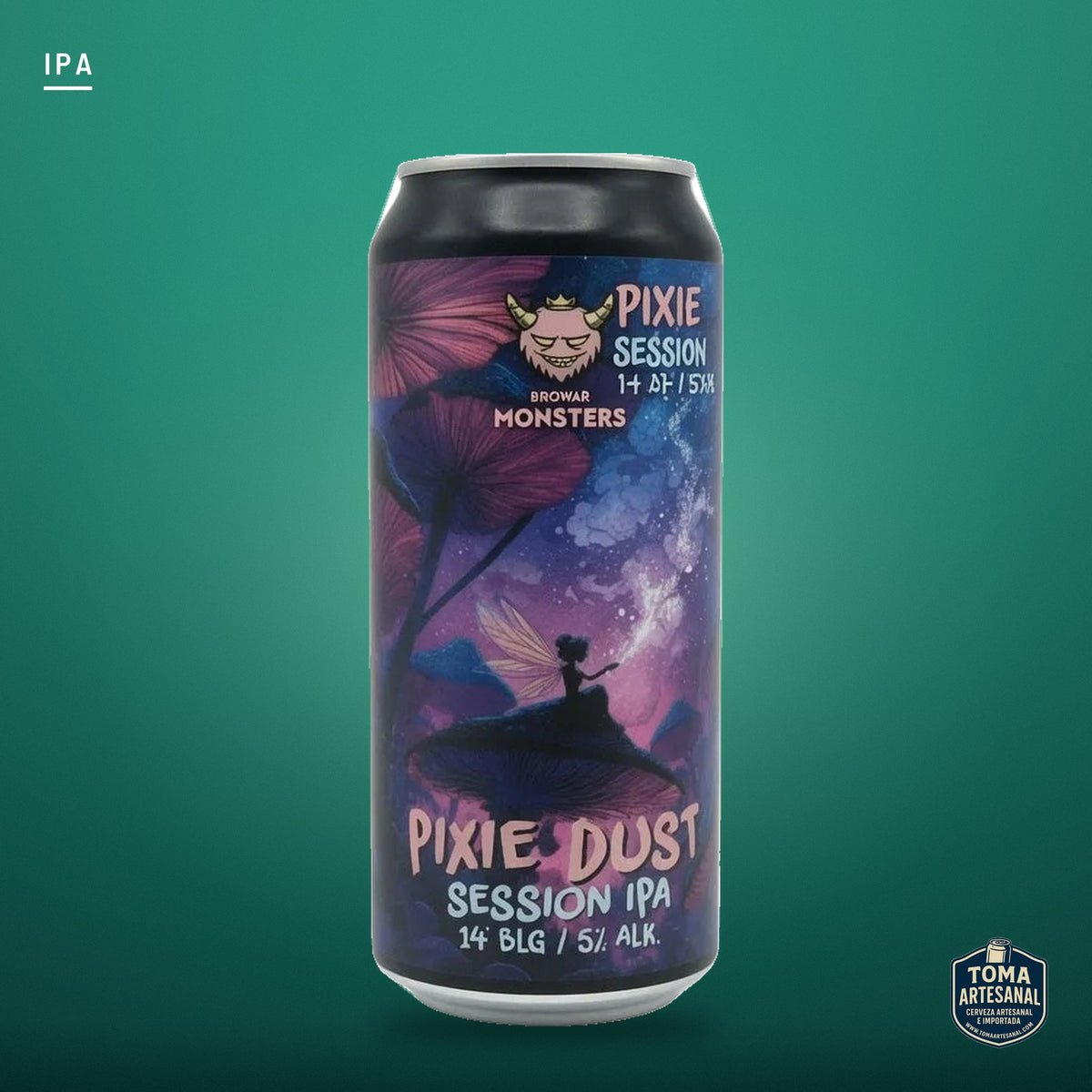 Cerveza Browar Monsters - Pixie Dust (Session IPA with Superdelic, Sabro, Riwaka) | 5,00% – Ipa | Toma Artesanal