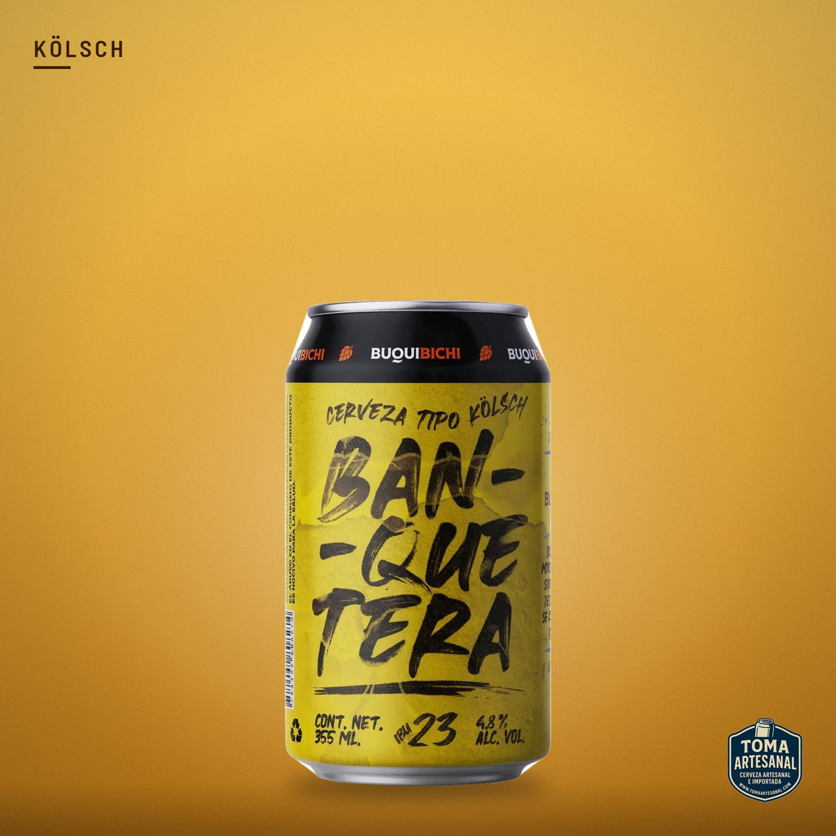 Cerveza Buqui Bichi - Banquetera – Kolsch | Toma Artesanal