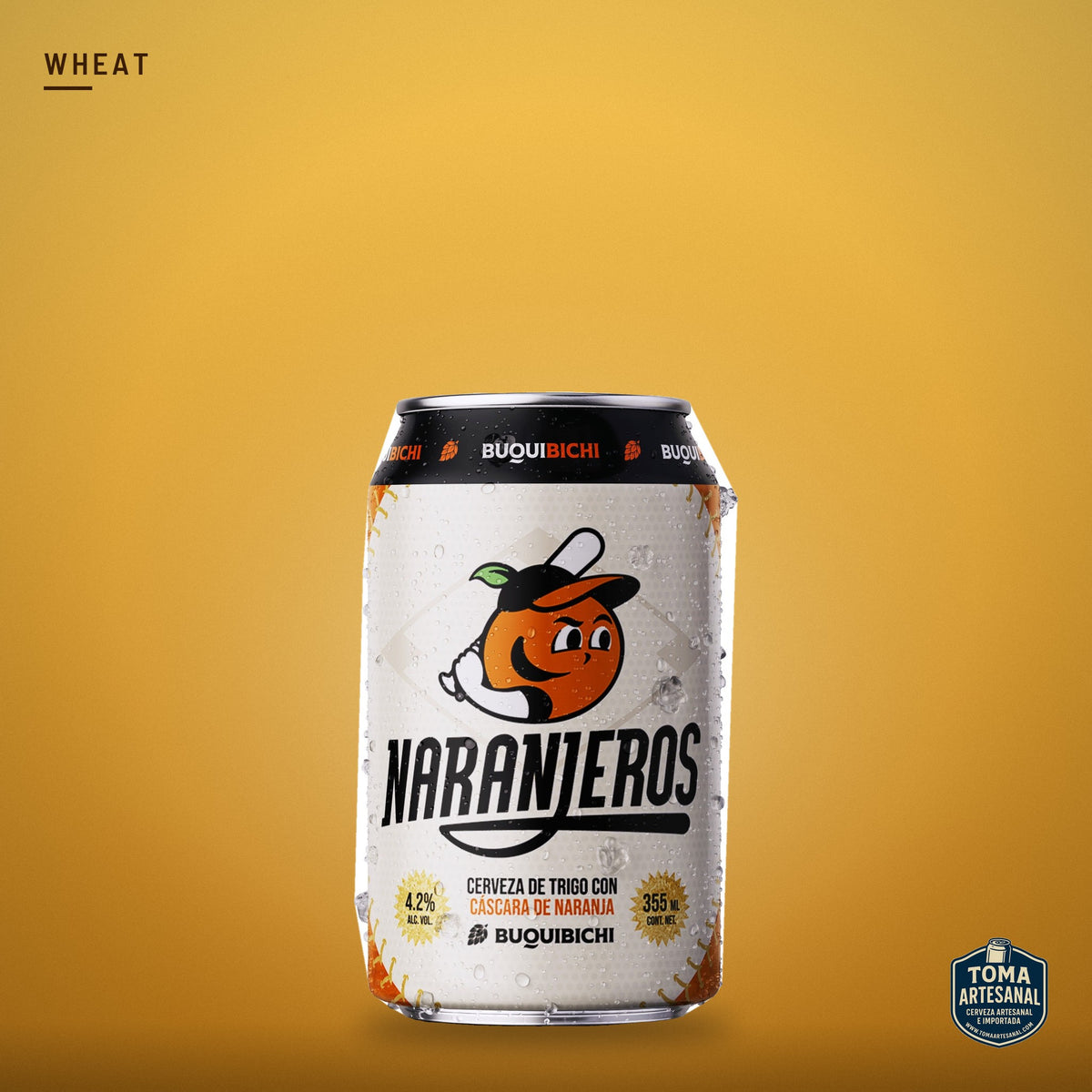 Cerveza Buqui Bichi - Naranjeros – Wheat Beer | Toma Artesanal