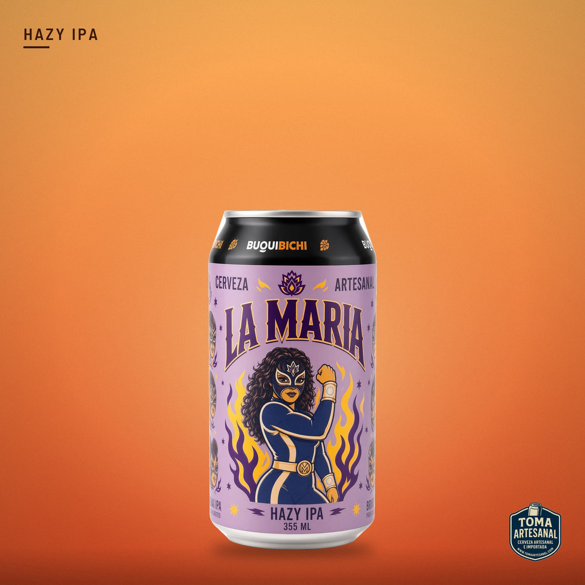 Cerveza Buqui Bichi - La Maria – Hazy IPA | Toma Artesanal