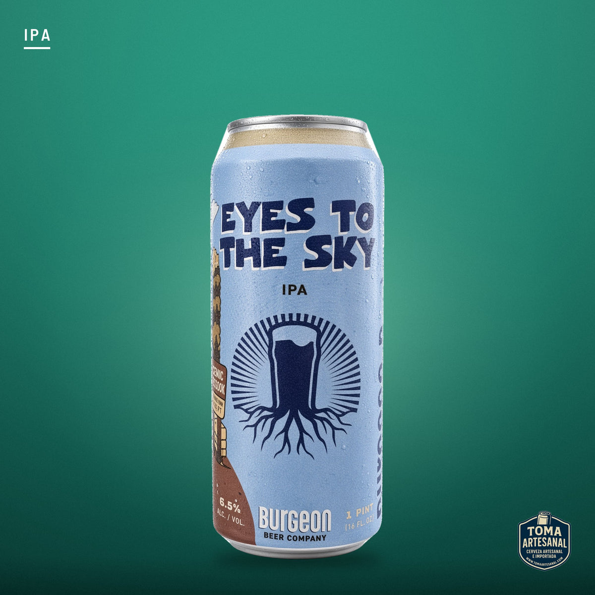 Cerveza Burgeon - Eyes To The Sky – West Coast IPA | Toma Artesanal