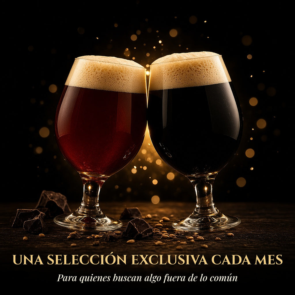 Brindis con cervezas oscuras: una selección exclusiva cada mes en el Club de la Cerveza Premium