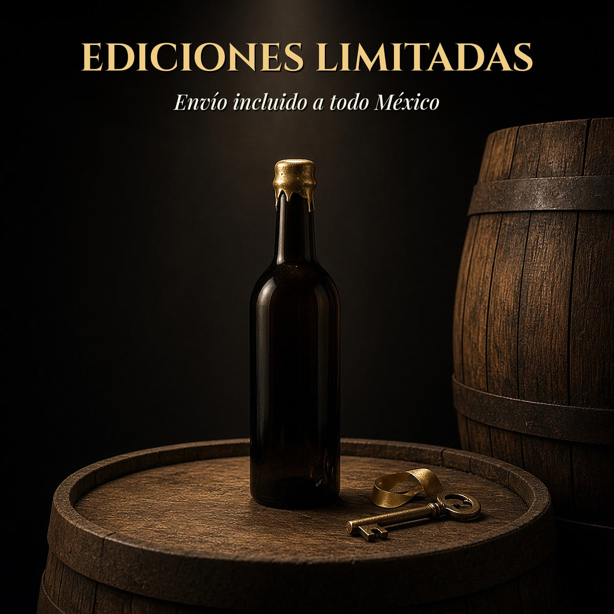 Botella de edición limitada sobre barrica: Club de la Cerveza Premium con envío incluido a todo México