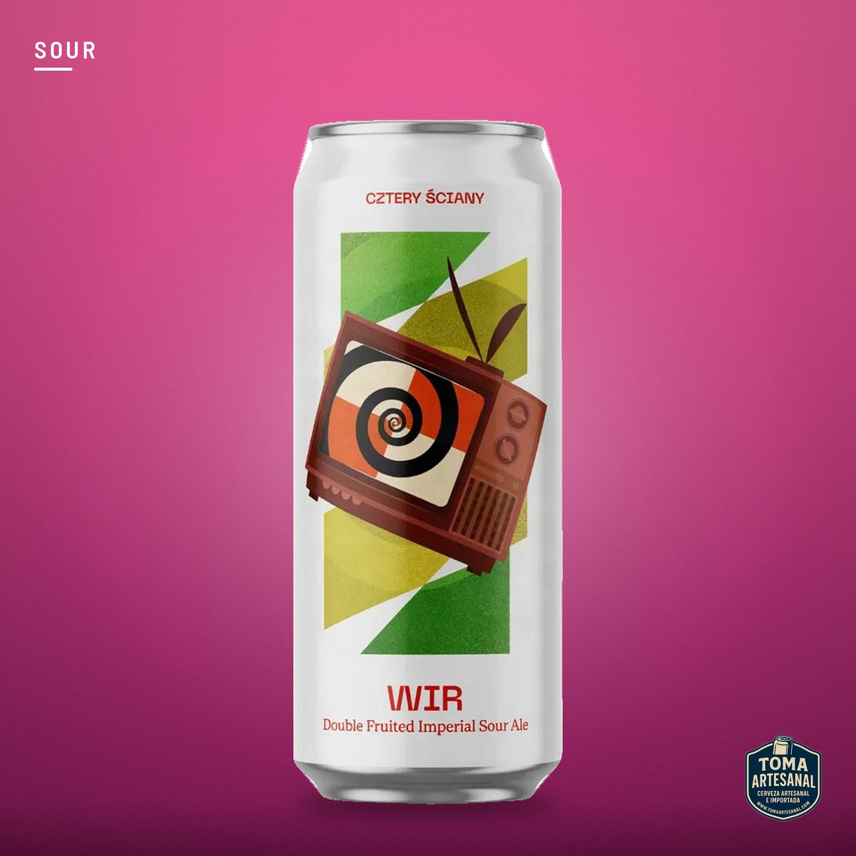 Cerveza Cztery Sciany - Wir – Double Fruited Imperial Sour Ale | Toma Artesanal