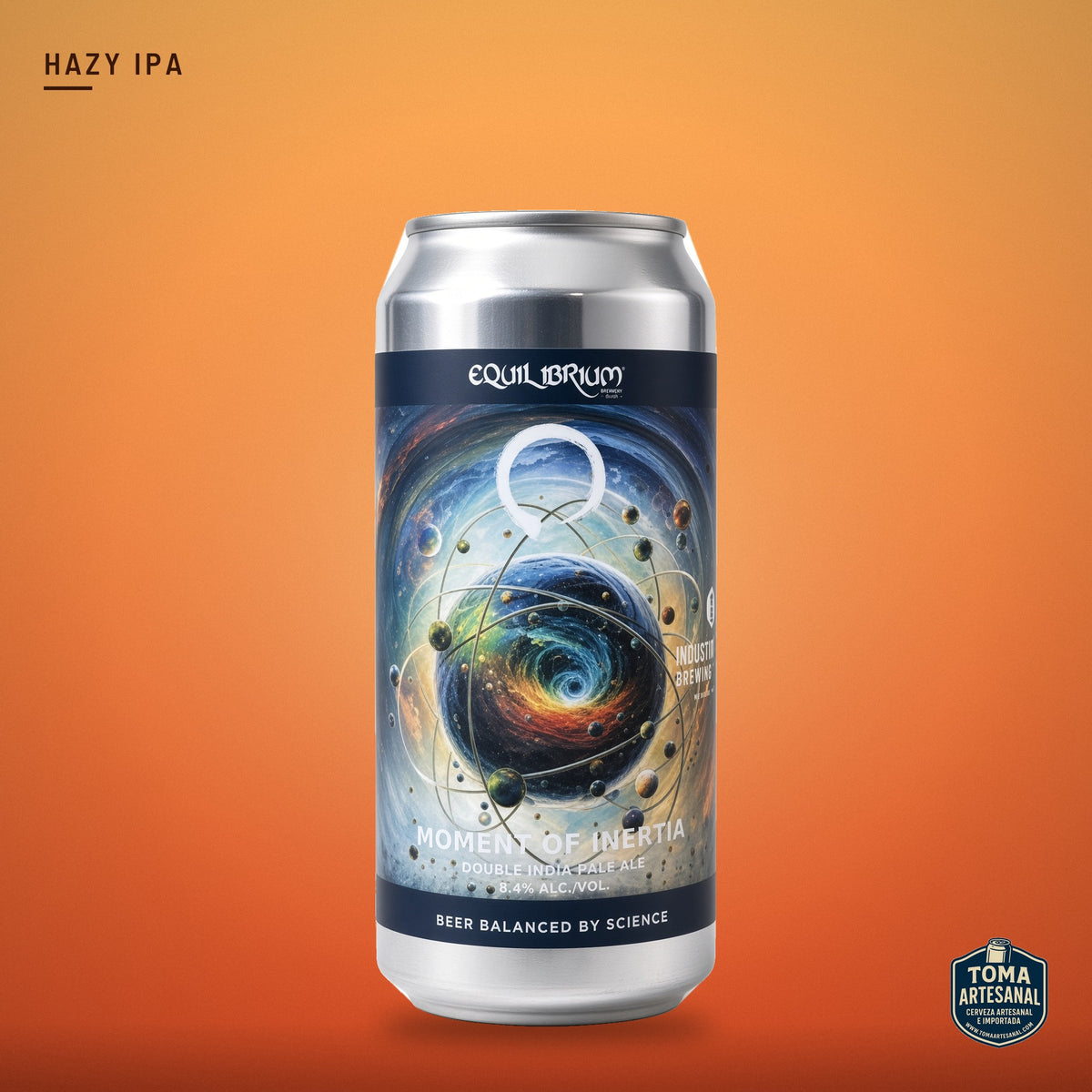 Cerveza Equilibrium - Moment Of Inertia – Double Hazy IPA | Toma Artesanal