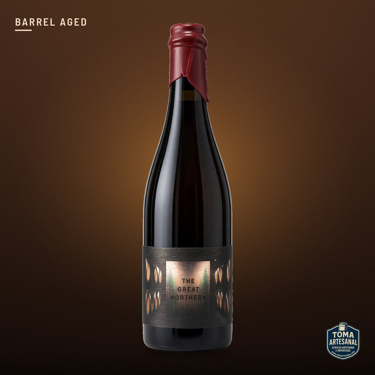 Cerveza Evil Twin - The Great Northern Barrel Aged Series 59 – 24 Months Barrel Aged Conditioned on Banana & Cinnamon | Toma Artesanal