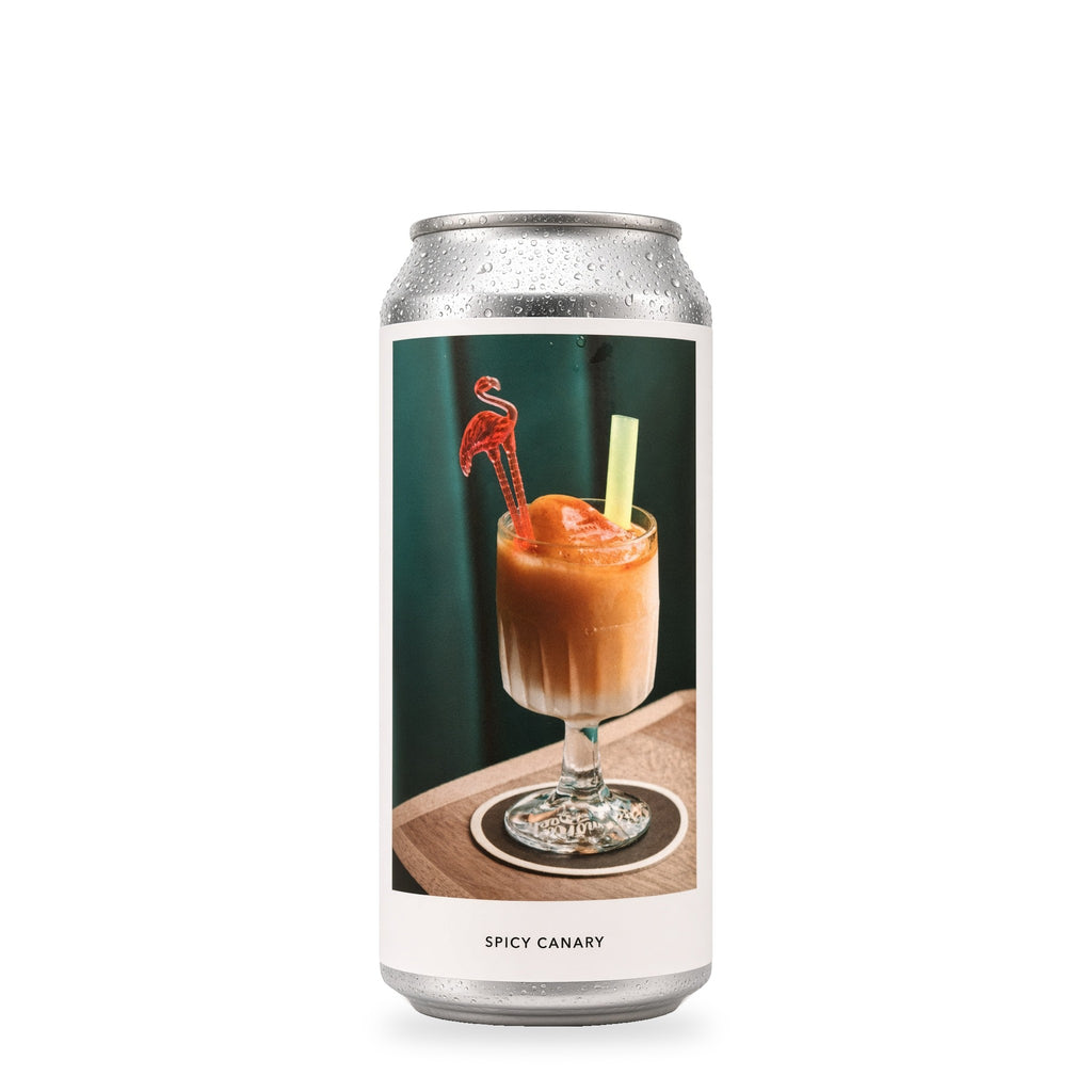 Cerveza Evil Twin x Root + Branch - Spicy Canary - High-Gravity Sour Ale with Mango, Lime, Agave and Chile Piquín