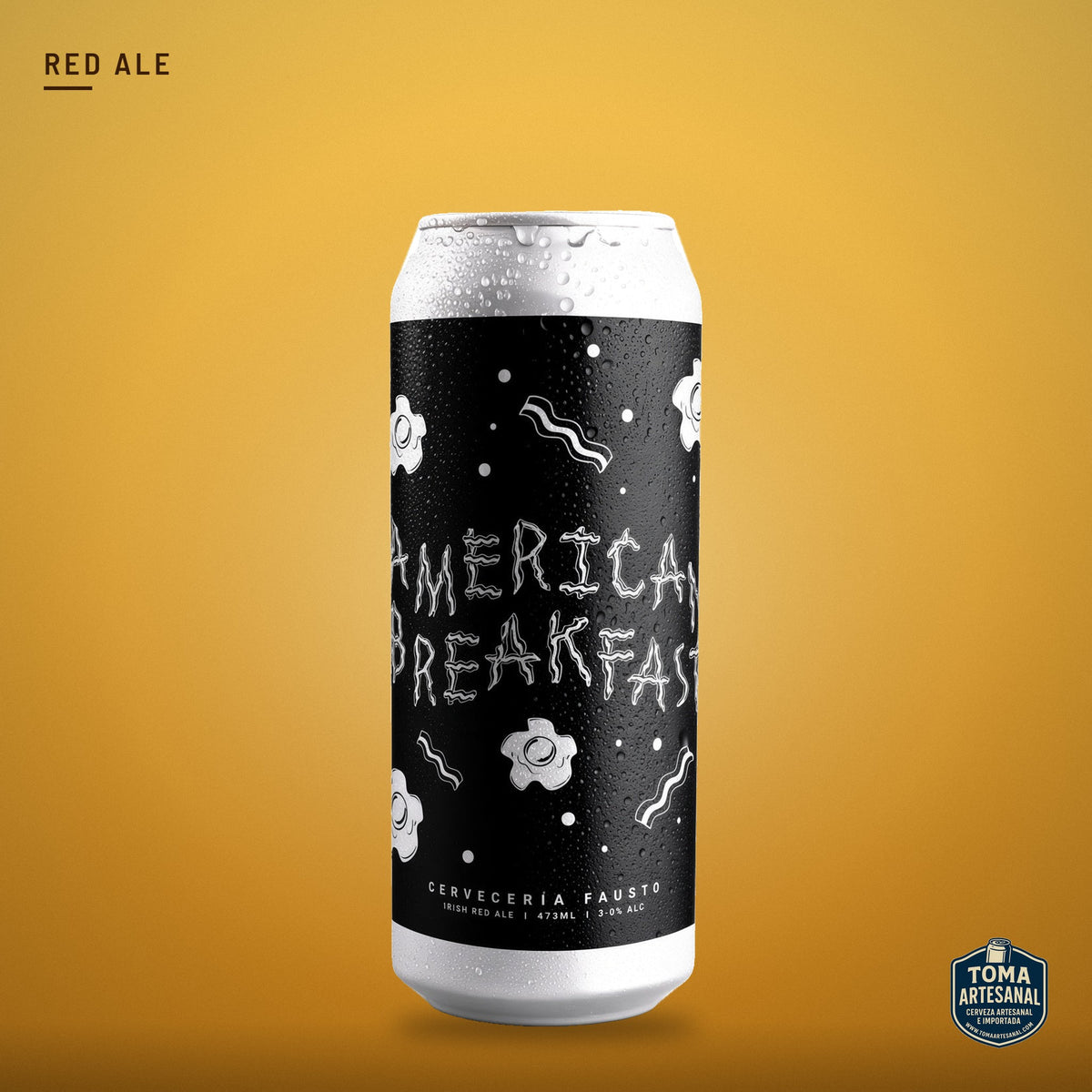 Cerveza Fausto - American Breakfast – Red Ale | Toma Artesanal