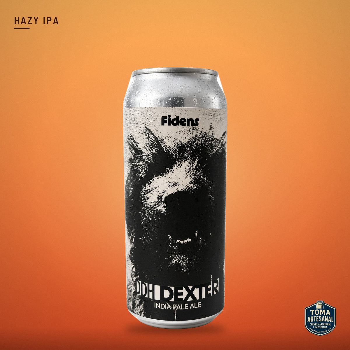 Cerveza Fidens - DDH Dexter – Double Dry Hopped IPA brewed with Nelson, Southern Cross, Riwaka & Riwaka Hop Kief. | Toma Artesanal