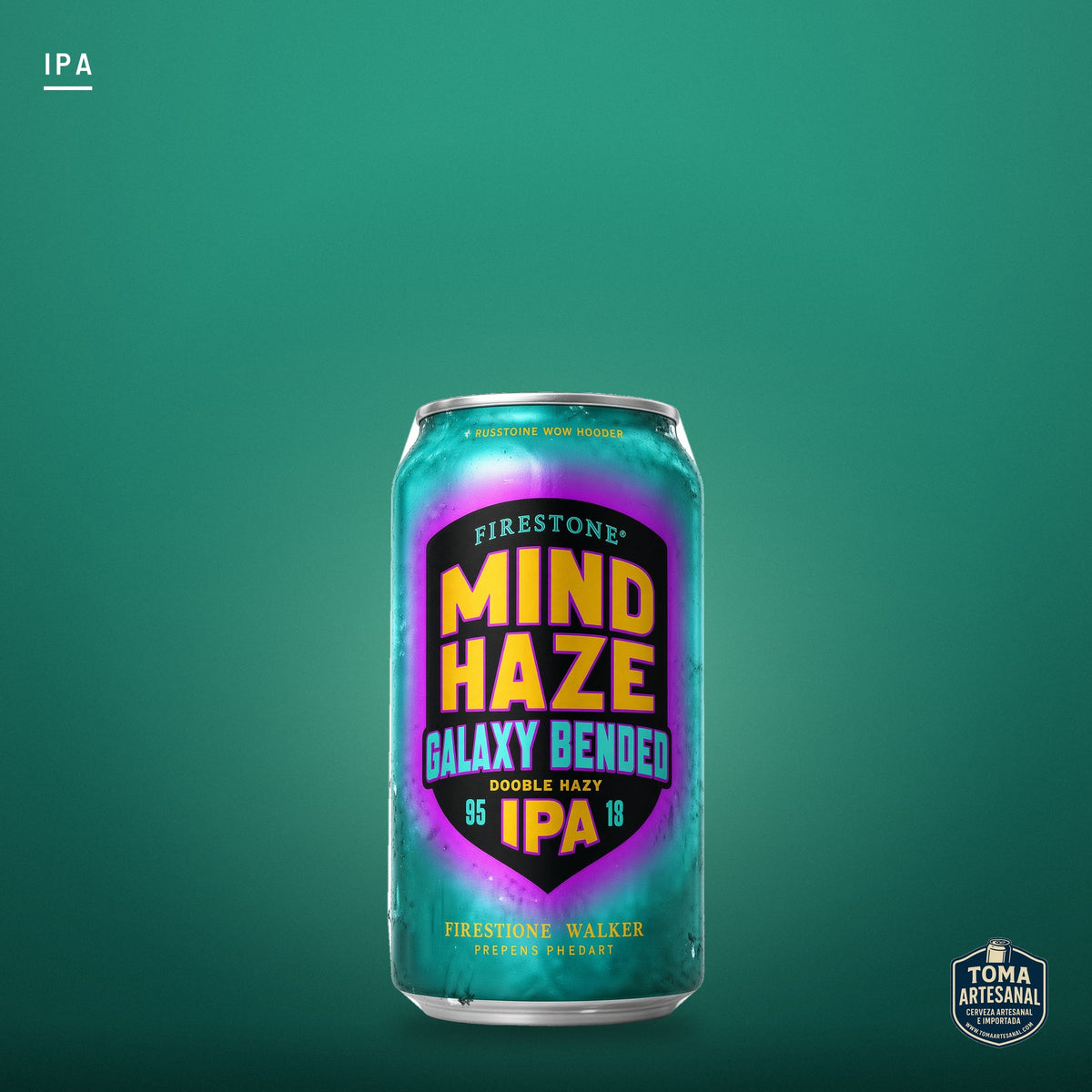 Cerveza Firestone - Mind Haze Galaxy Blender – Hazy Double IPA | Toma Artesanal