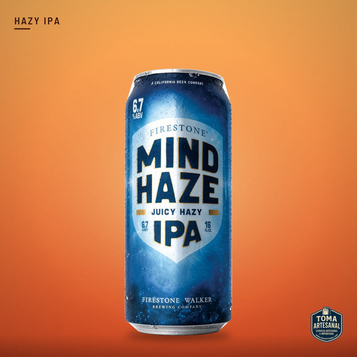 Cerveza Firestone - Mind Haze – Hazy IPA | Toma Artesanal