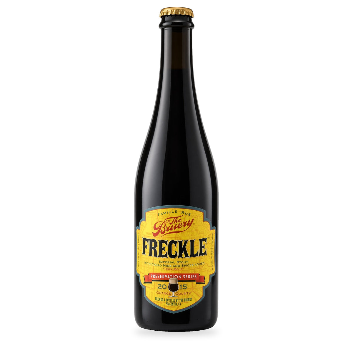 Cerveza The Bruery -  Freckle (2015) - Imperial Stout With Cacao Nibs And Spices Added