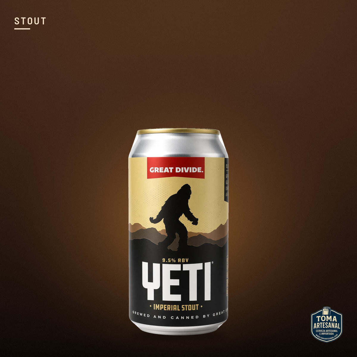 Cerveza Great Divide - Yeti Imperial Stout – Imperial Stout | Toma Artesanal