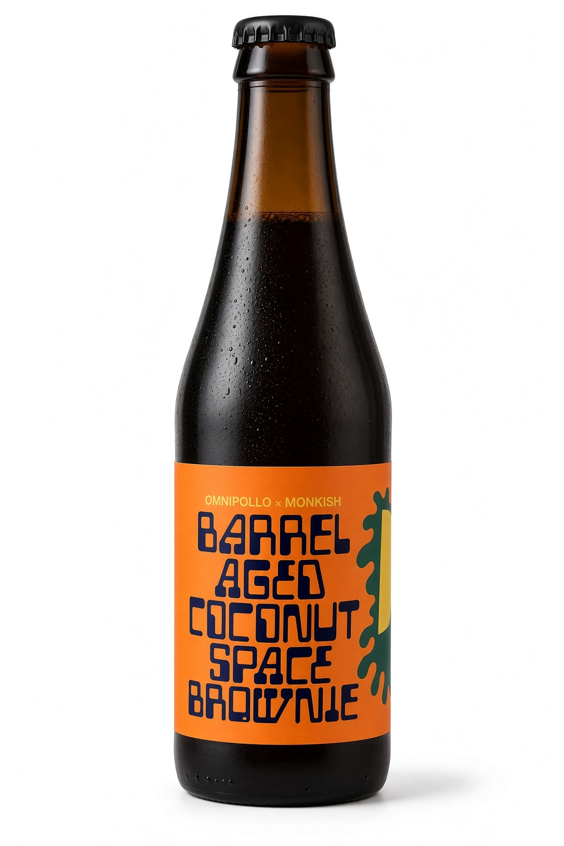 Omnipollo x Monkish - Barrel Aged Coconut Space Brownie - Triple Whiskey BA Imperial Brownie Coconut Stout