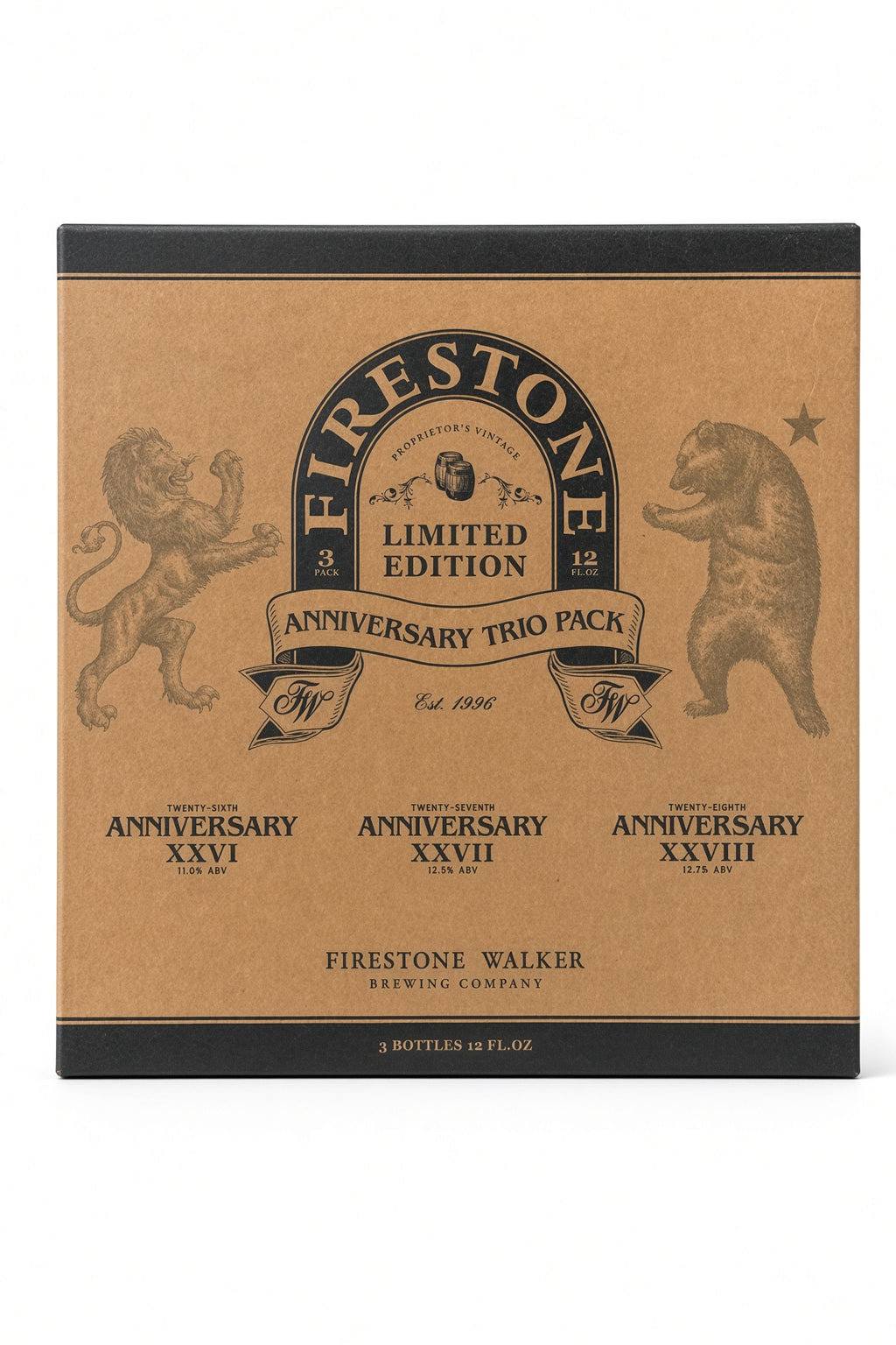 Firestone - Anniversary Trio Pack - 3 Barrel Aged Strong Ales