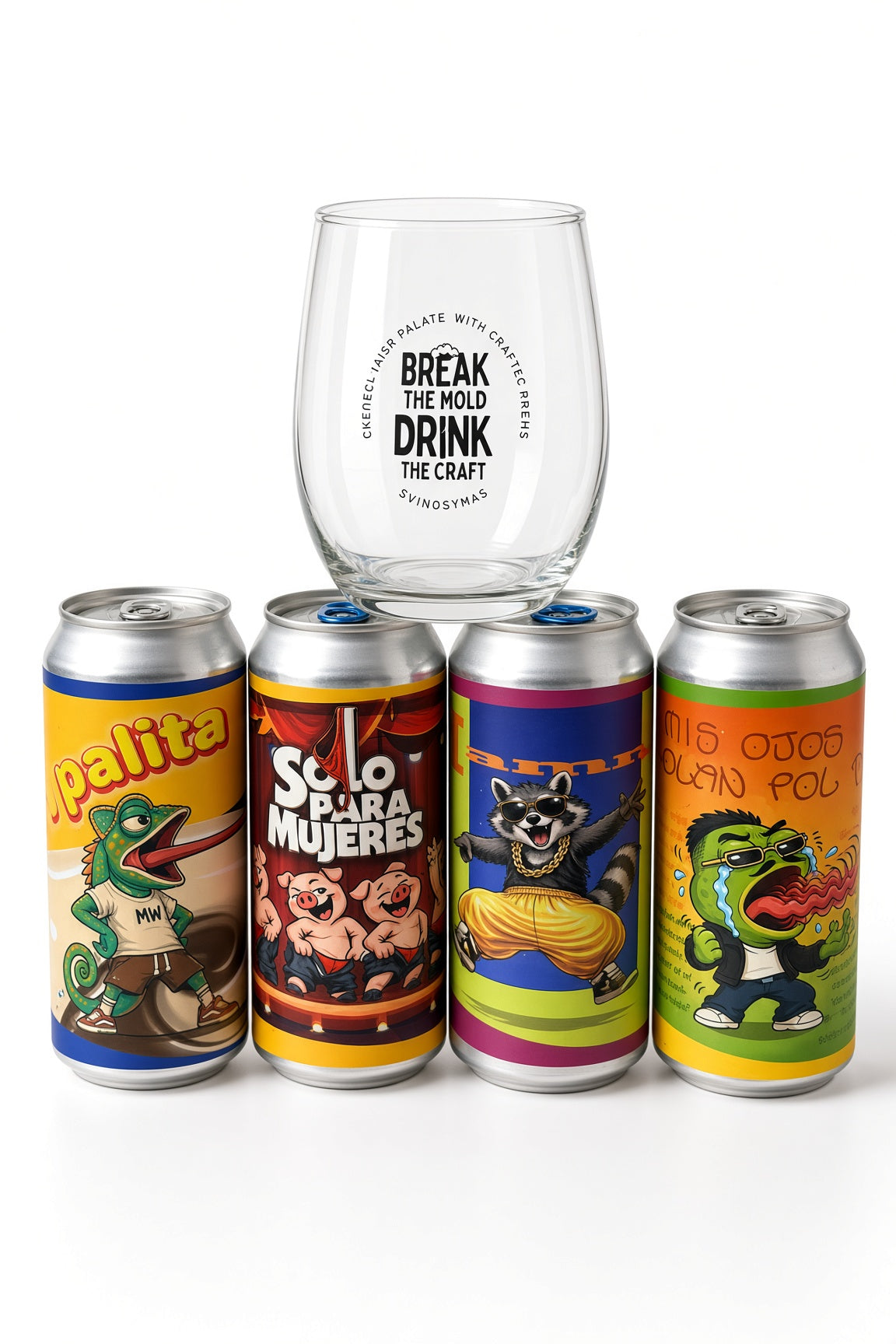 4 Pack Monkey Waves + Vaso