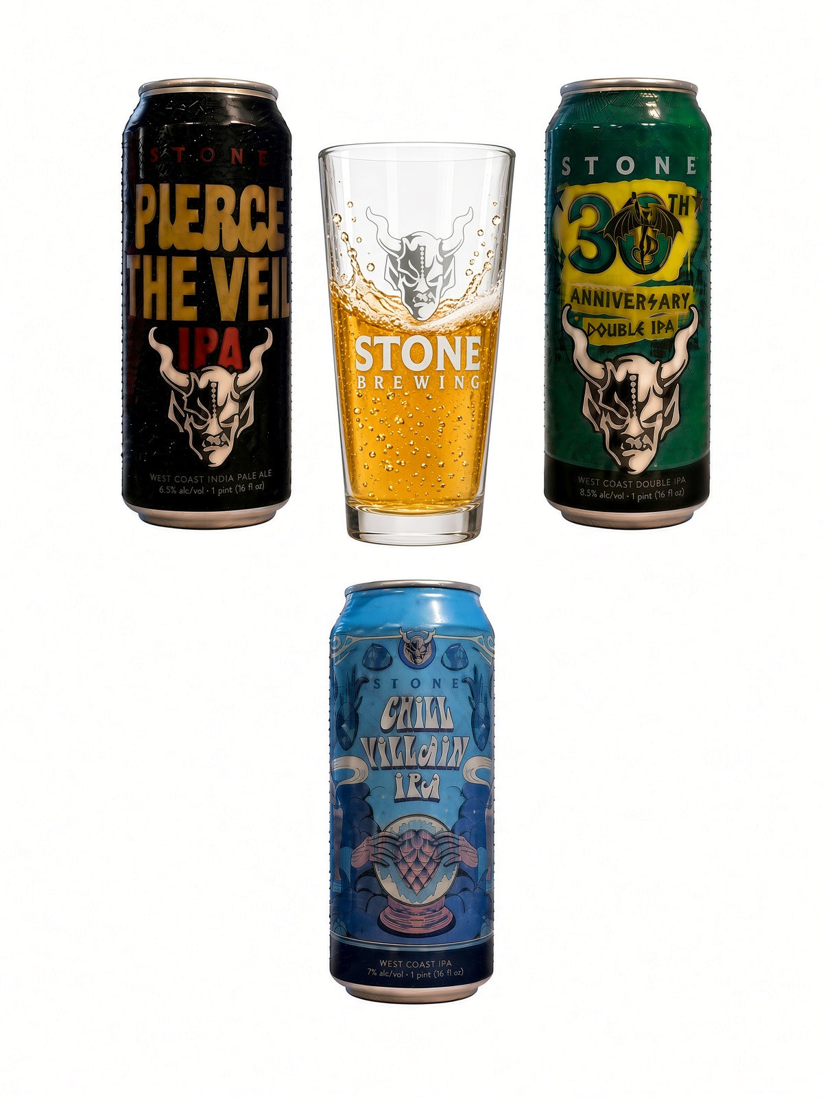 3 Pack Stone + Vaso