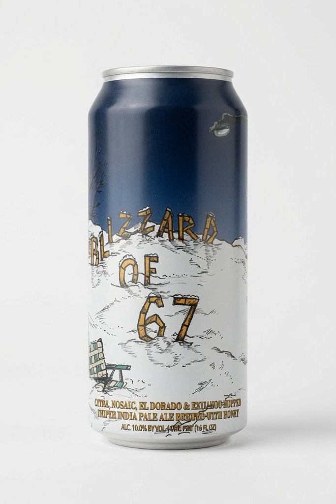Hop Butcher - Blizzard of '67 - Citra, Mosaic, El Dorado & Ekuanot-hopped Triple India Pale Ale