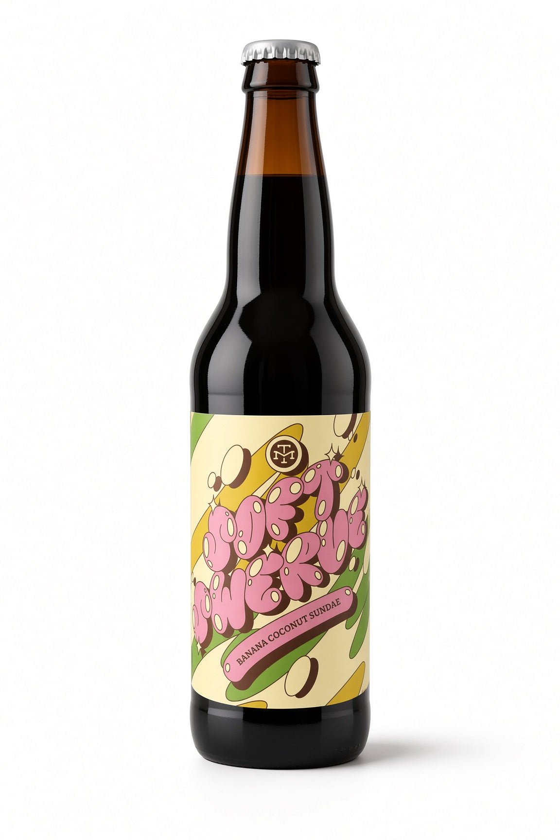 Modern Times - Soft Swerve: Banana Coconut Sundae - Barrel Aged Imperial Stout with Thai Banana, Dominican Cocoa Beans, Toasted Coconut, Untoasted Coconut, Ugandan Vanilla & Toasted Sliced Almonds