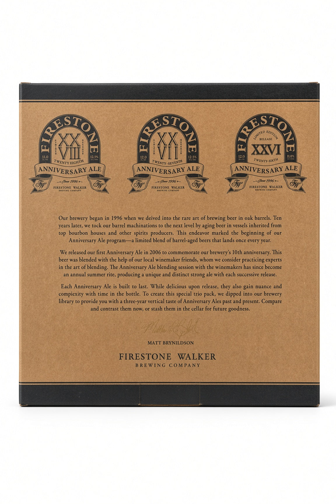 Firestone - Anniversary Trio Pack - 3 Barrel Aged Strong Ales