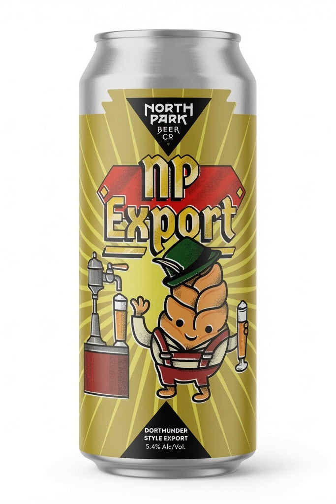 North Park - NP Export (Dortmunder Helles with Hallertau and Mittelfruh)