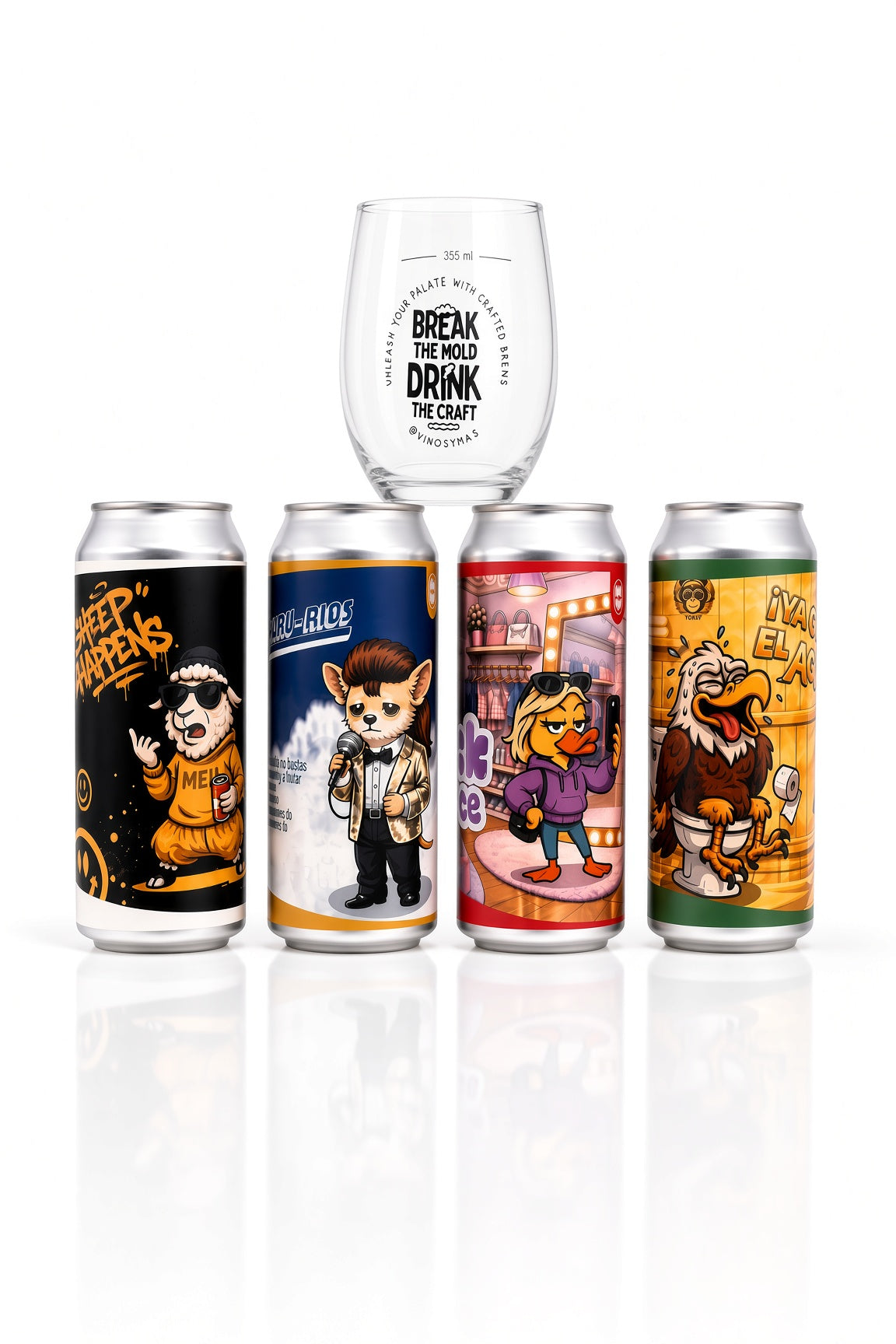 4 Pack Monkey Waves + Vaso
