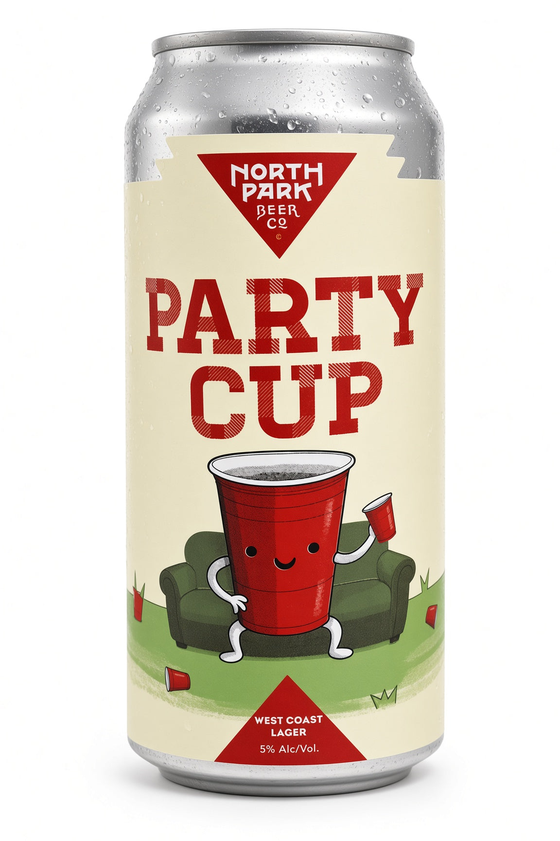 North Park - Party Cup - West Coast Lager With Mosaic and Mosaic Cryo