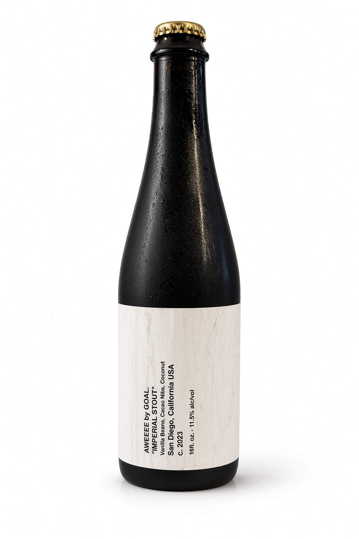 Goal - Aweeee (2023) - Imperial Stout With Vanilla Beans, Cacao Nibs, & Coconut