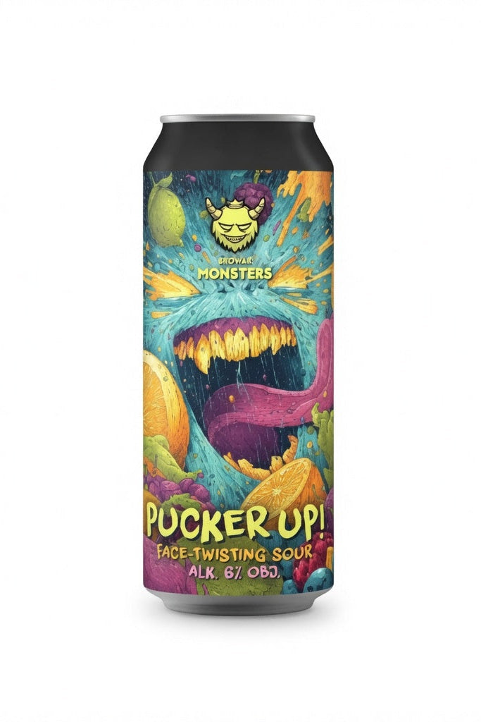 Browar Monsters - Pucker Up! (Fruit Face-Twisting Sour with Passion Fruit, Red Guava, Calamansi 6%