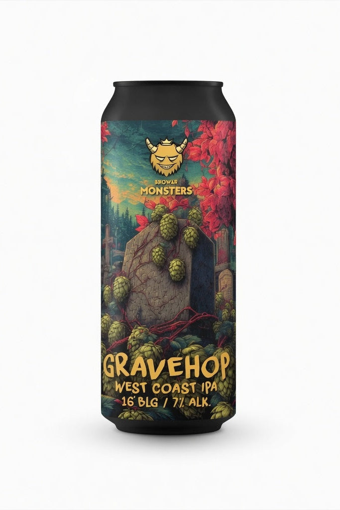 Browar Monsters - Gravehop (West Coast IPA with Superdelic, Nectaron, Riwaka) | 7,00%