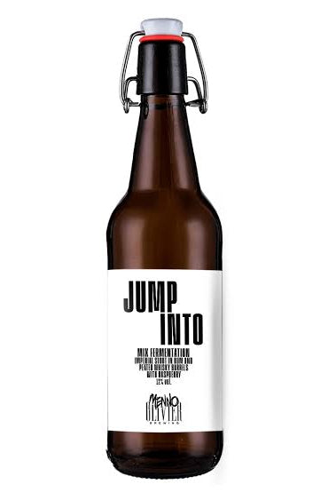 Menno Olivier - Jump Into (Peated Whiskey Barrel Aged Mix Ferm. Imperial Stout with Raspberries)