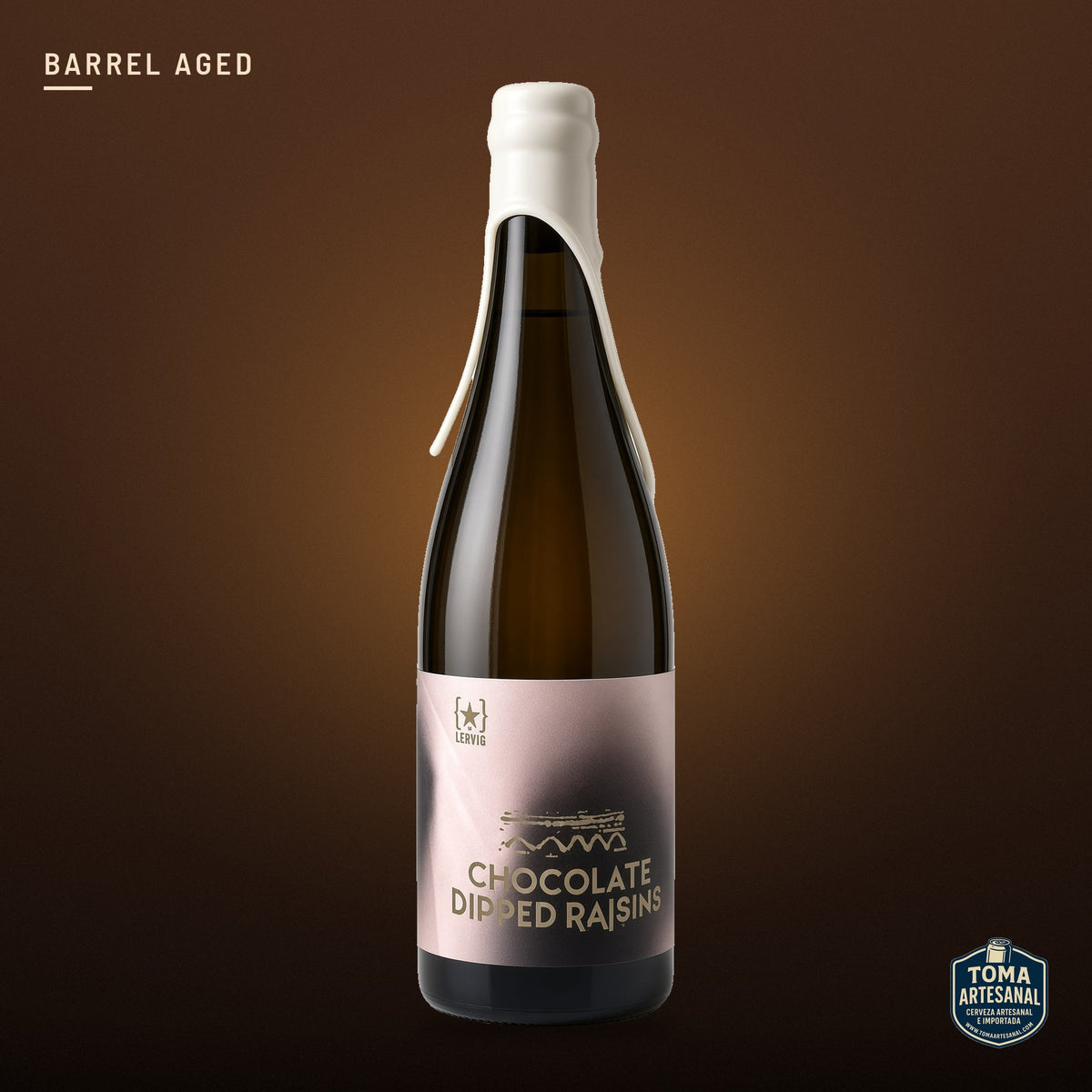 Cerveza Lervig Rackhouse - Chocolate Dipped Raisins – 18-Month Bourbon & Rum DBA Imperial Stout with Cocoa Nibs, Vanilla and Raisins | Toma Artesanal