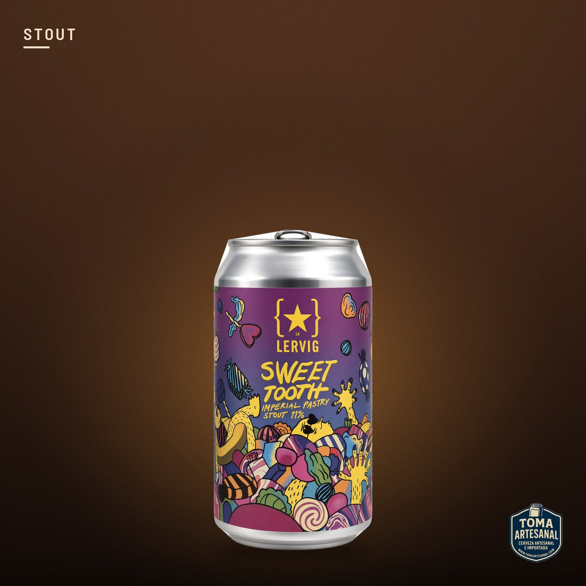 Cerveza Lervig - Sweet Tooth – Imperial Pastry Stout with Coconut & Vanilla | Toma Artesanal