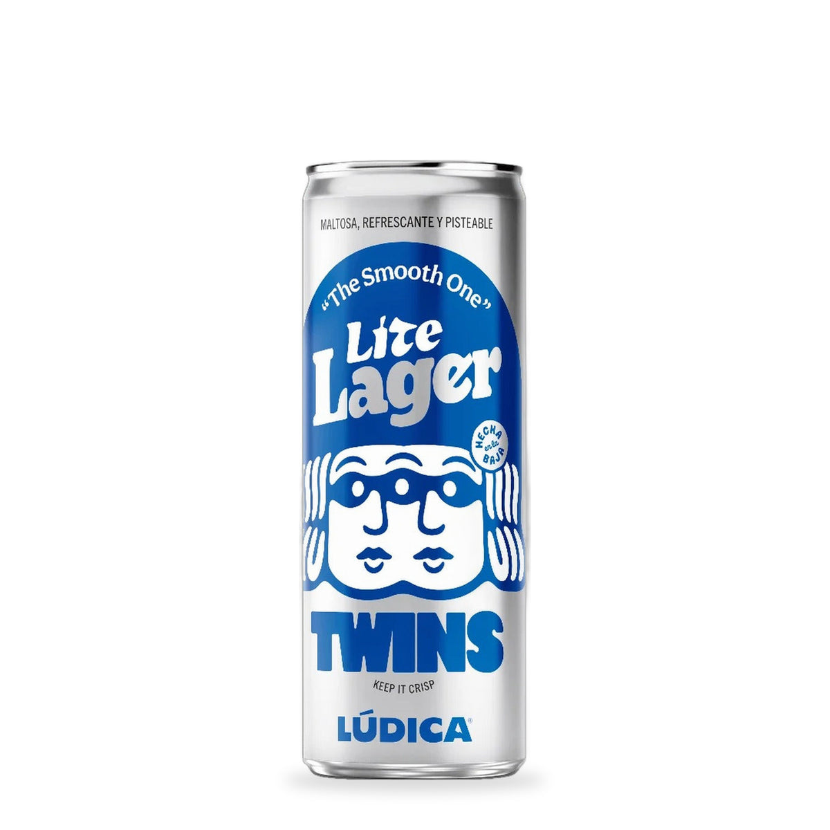 Lata de Lúdica Twins Lite Lager 355 ml